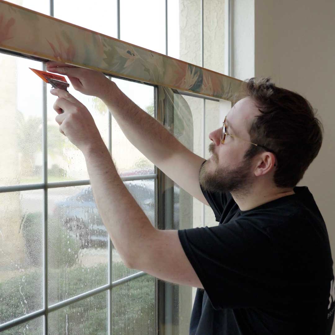 Home window tinting application square 830